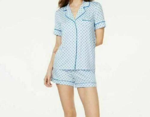 Alfani Women's Top & Shorts Sleep Set Steel Diamond- XXXL