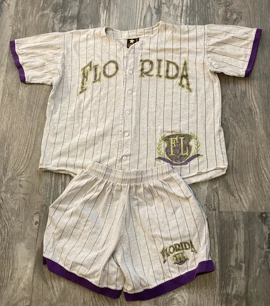 All American Star Women’s Florida Striped Pajama Set