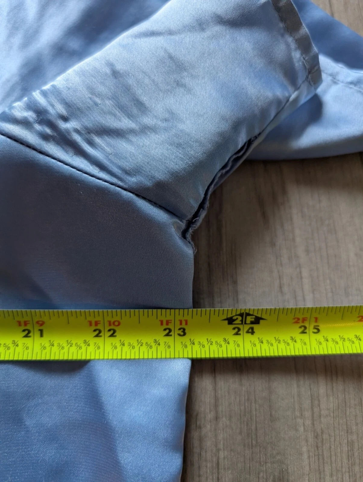 Valerie Stevens Womens Light Blue Satin Pajama Set Button-Up Top & Shorts