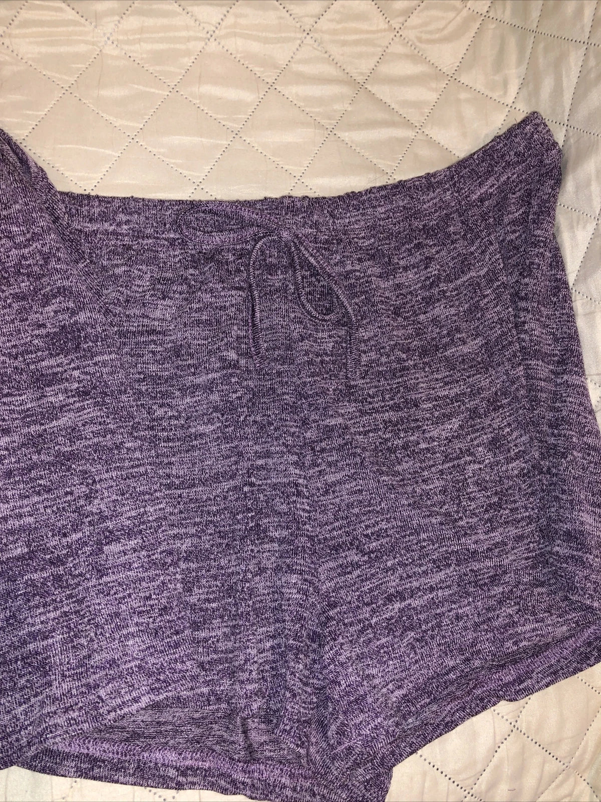 Shorty PJ's ~ Varigated Purple ~ Knit Fabric ~ Size XL ~ New without tags