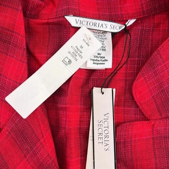 New! Victoria’s Secret size M red two piece pajama set