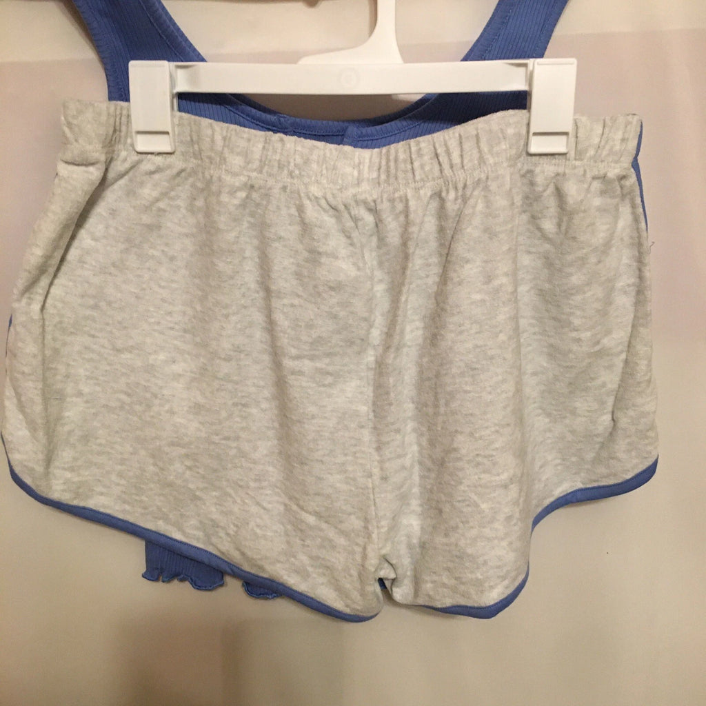 Queen Women’s Ribbed Tank Top And Shorts 2 Piece Pajama Set
