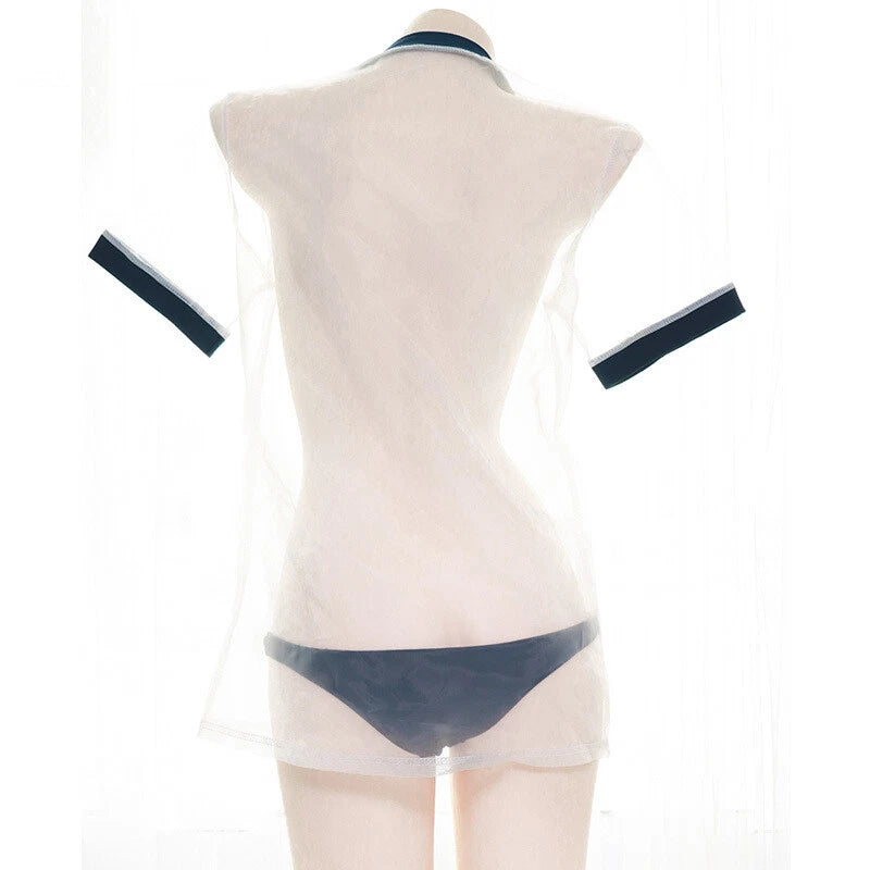 Fun Performance Uniform Underwear Transparent Set Sports Women's Sexy Pajamas