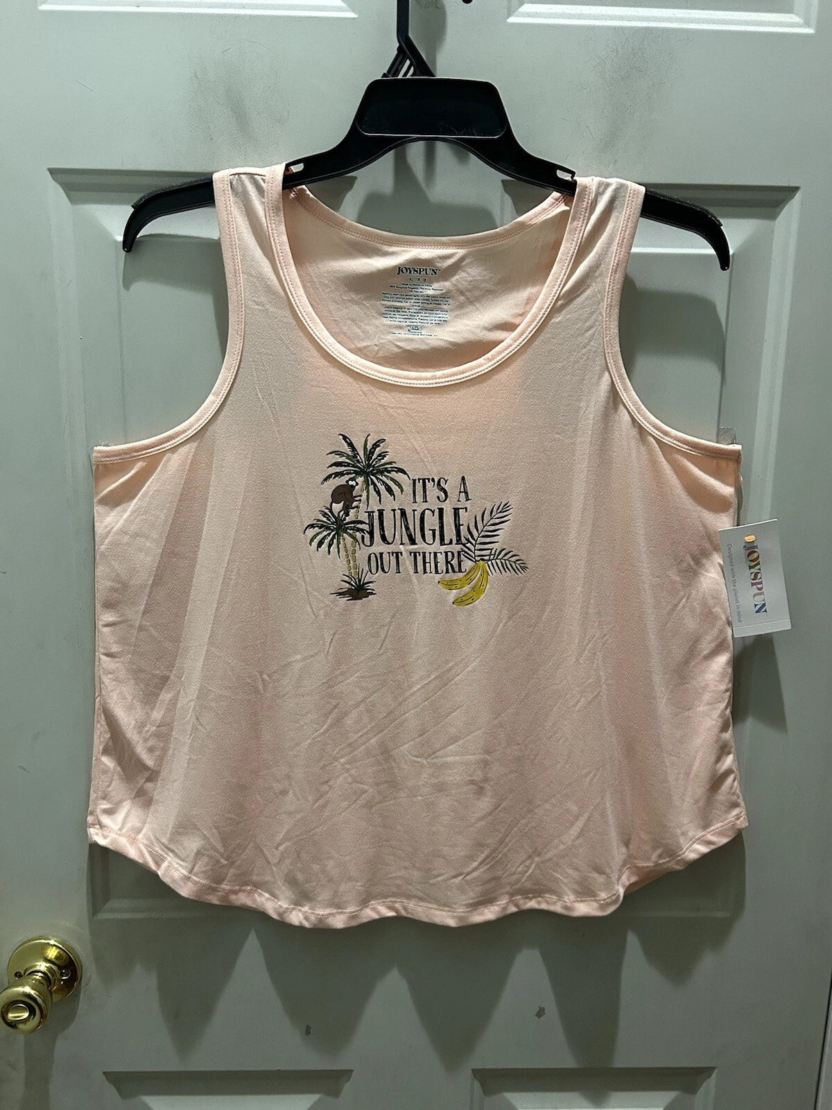 New!JOYSPUN Ladies Jungle Out There 2 Pc Tank/Short Set.Size XL(16-18).Great PJs