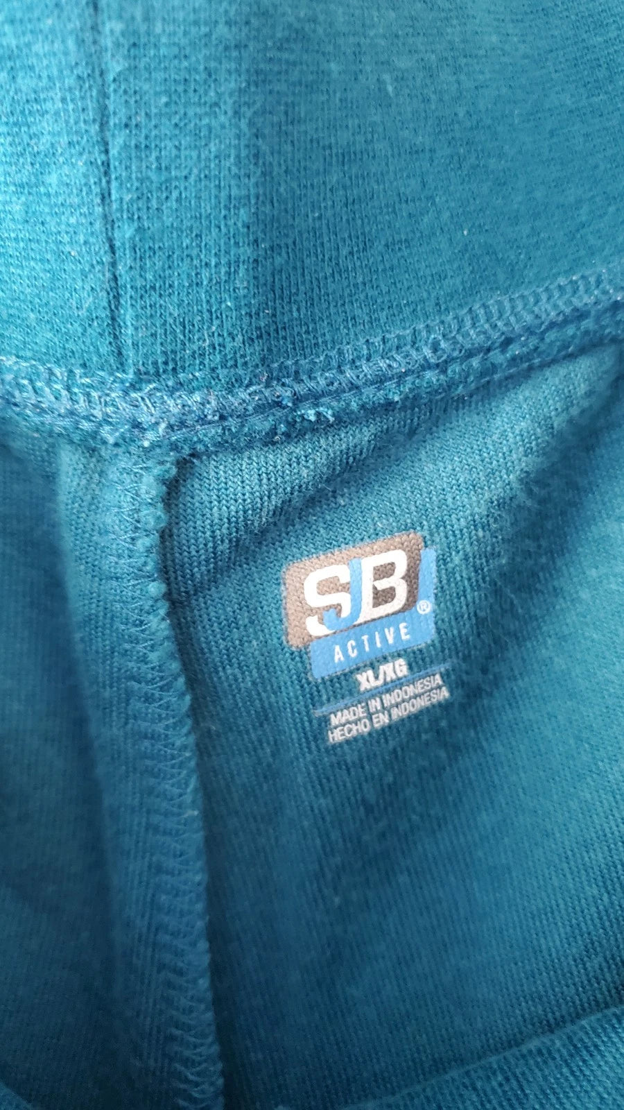 St Johns Bay Women's Blue Velour Lounge Set | Pants and Zip Up Top Size XL