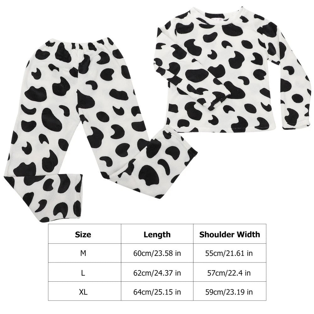 Loungewear Sets for Women Miss Woman Warm Pajamas Flannel Nighty