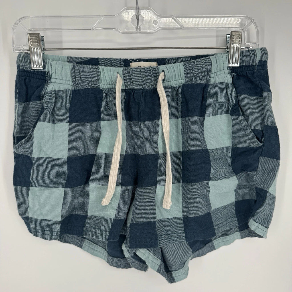 Pact pajama set xs green check plaid organic cotton cabin cozy outdoor gorpcore