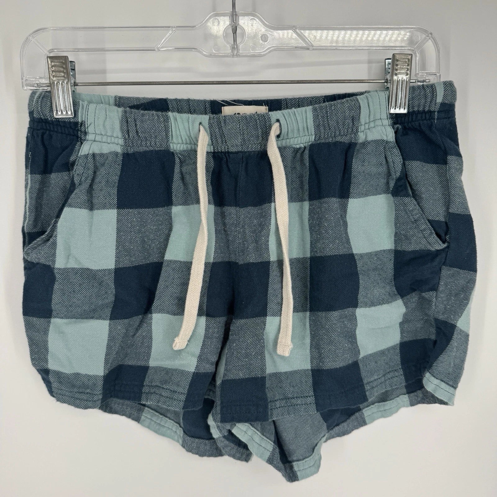 Pact pajama set xs green check plaid organic cotton cabin cozy outdoor gorpcore