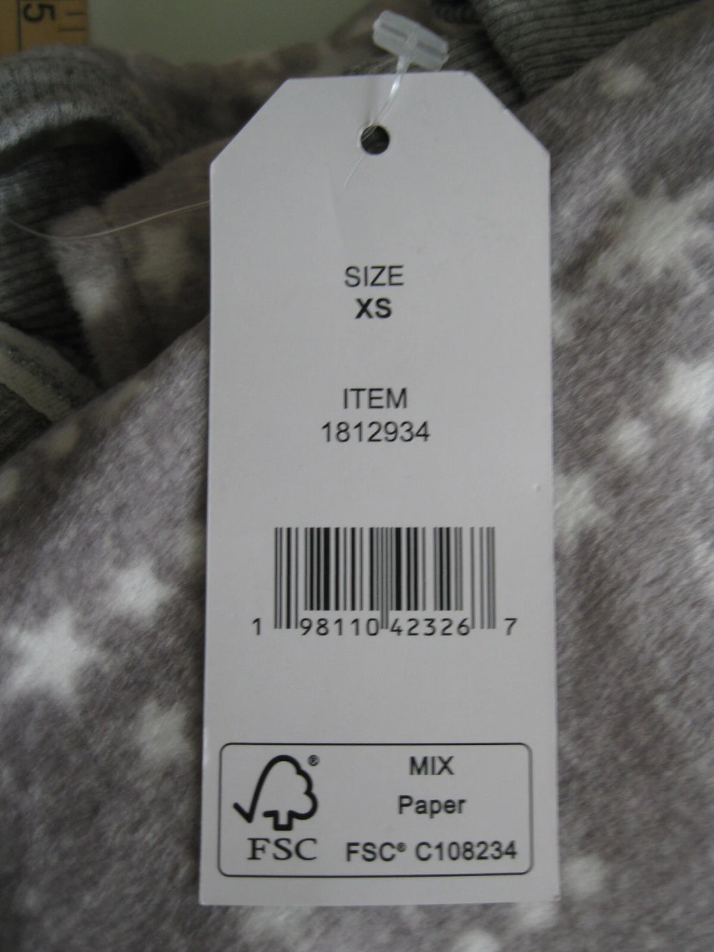 Nautica Women's 2 Piece Fleece Pajama Sleepwear Set, grey, XS (1019)