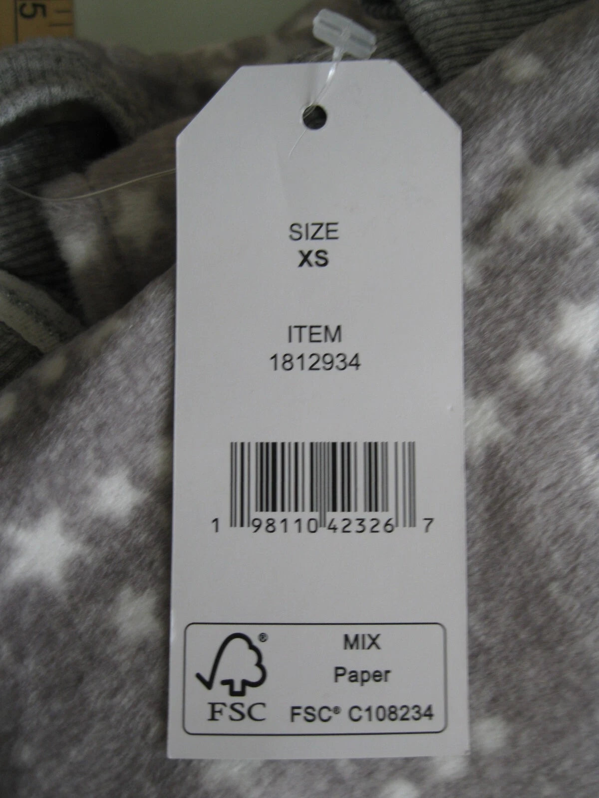 Nautica Women's 2 Piece Fleece Pajama Sleepwear Set, grey, XS (1019)