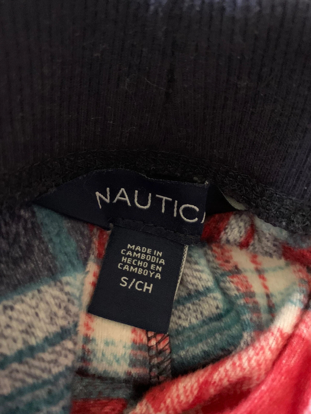 Nautica Women’s Two Piece Pajama Set Super Soft Fleece Sleepwear PJ Small EUC