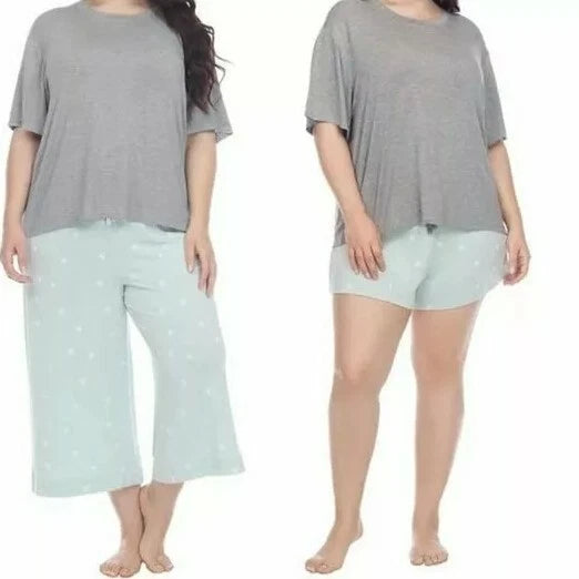 Honeydew ~ EXTRA LARGE ~ 3 Piece Pajama Set ~ Super Soft Jersey ~ CHILLED STARS