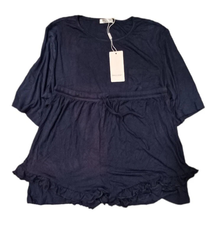 Women's pajama set, size XL, gray pajamas (shorts and t-shirt)