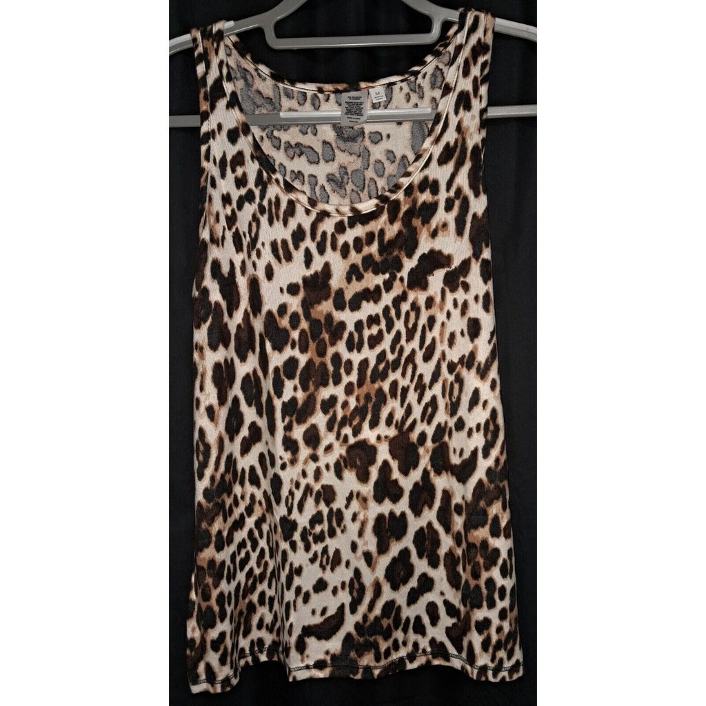 New Directions Sleep Set/3, Animal Print & Charcoal Gray, M