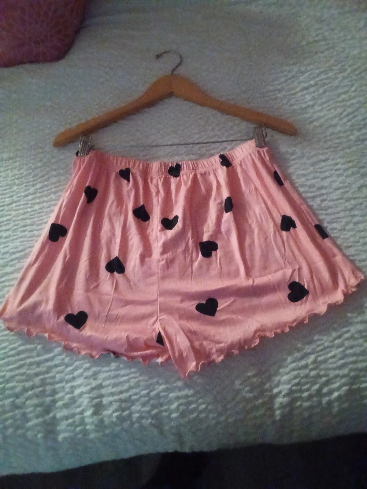 HEART PRINT PAJAMA SET SIZE L