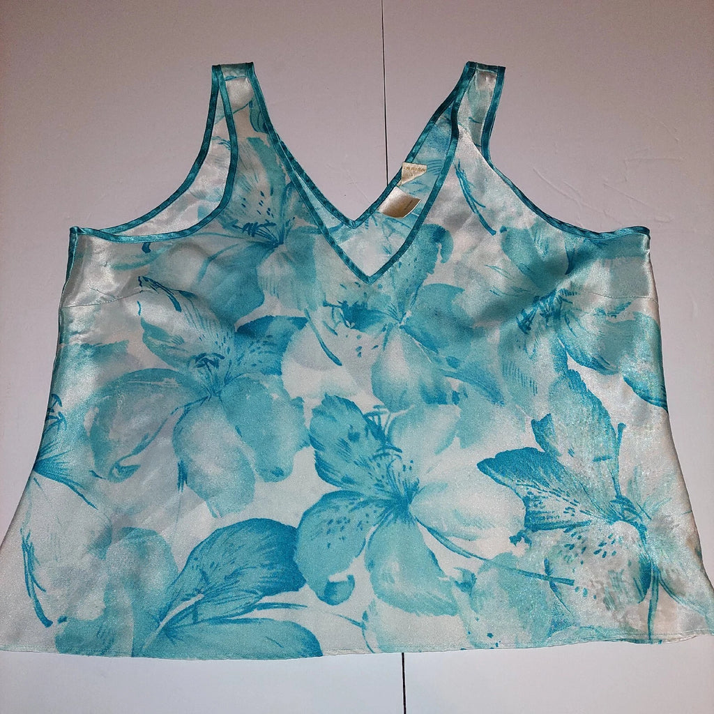 Sophia By Delicates Floral Print Pajama Set Size Large