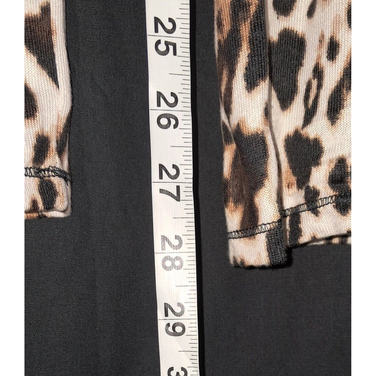 New Directions Sleep Set/3, Animal Print & Charcoal Gray, M