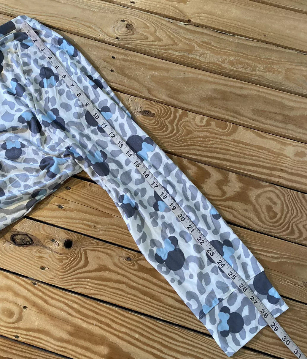 Disney NWT Women’s Jersey raglan & Jogger pajama set Size L White Grey AI