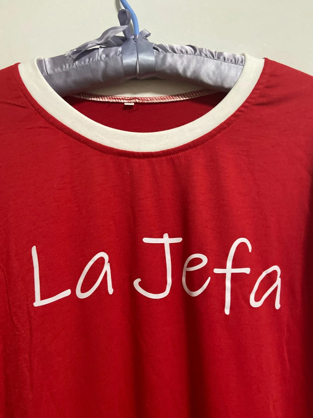Women Long Sleeve Elastic Waist Christmas Pajamas Set "La Jefa"