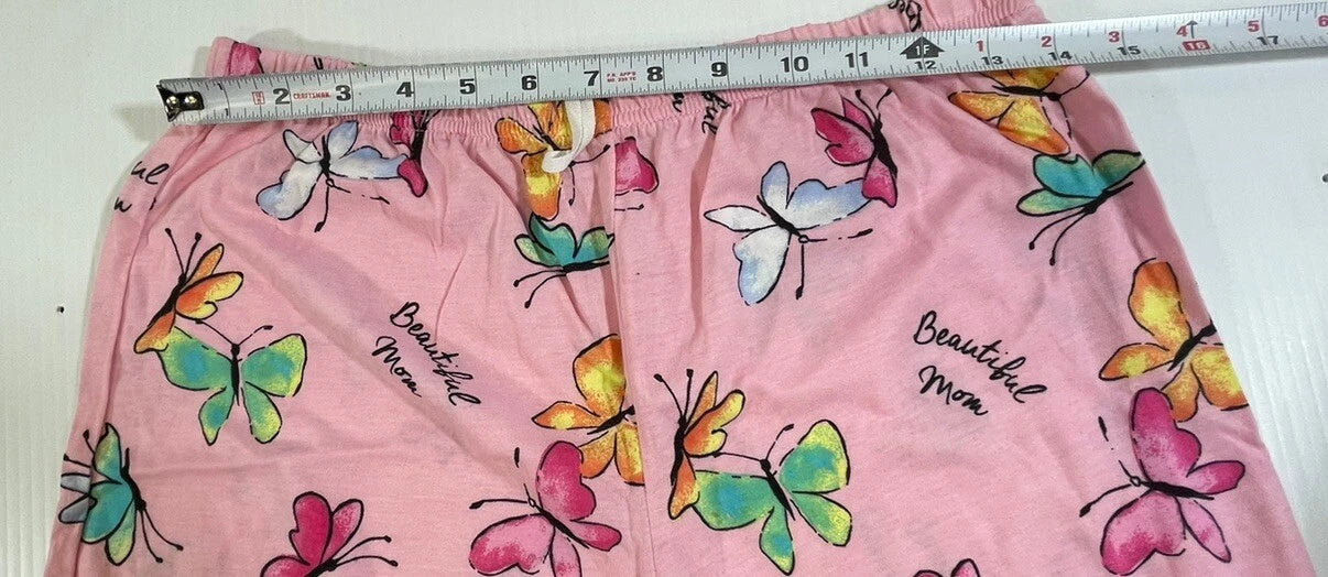 All You Need Is Mom Woman’s Cotton Blend Sleepwear Tee Pant 2Pc Set S 4-6