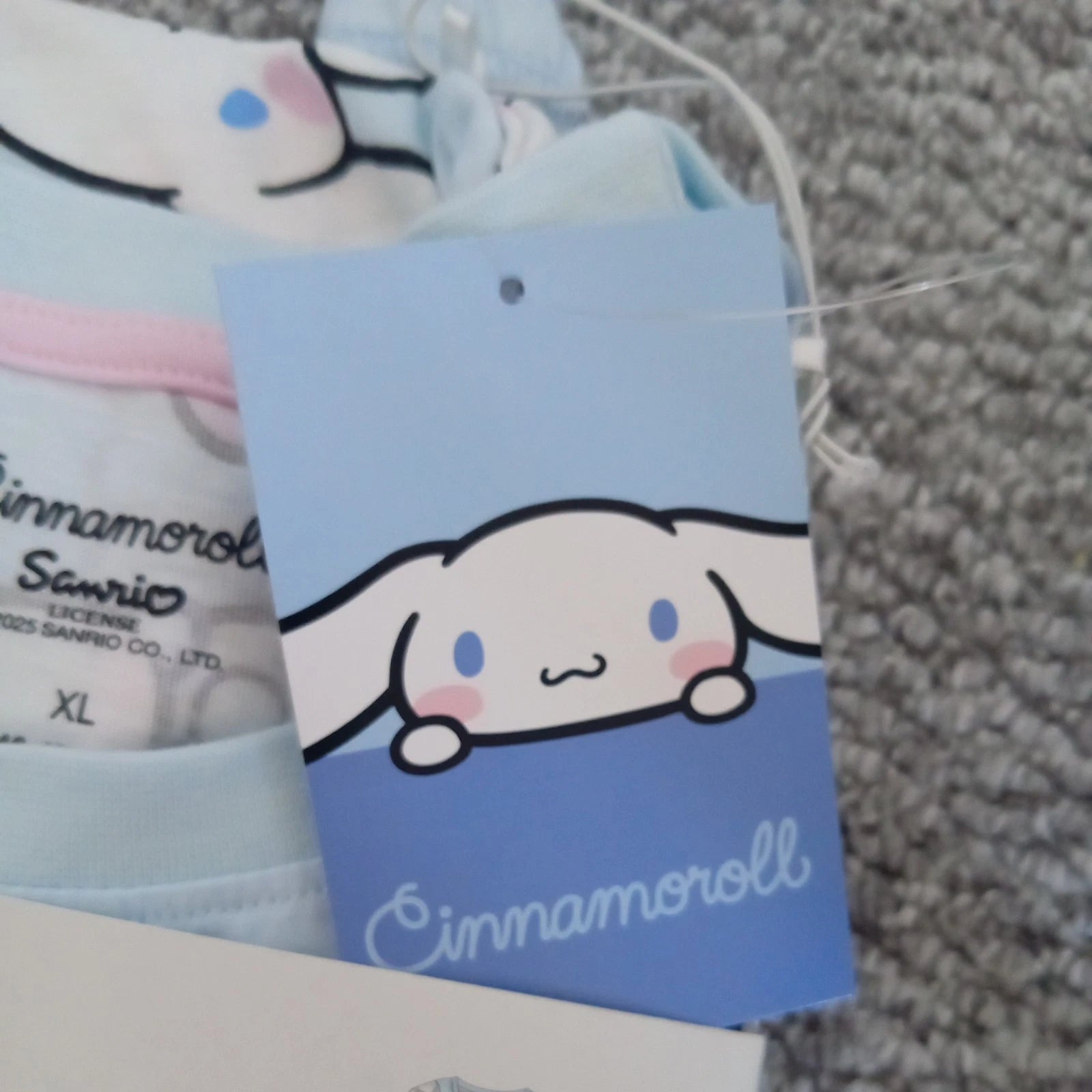 Hello Kitty Cinnamoroll Tee & Shorts Pyjama Set UK Size XL Brand New