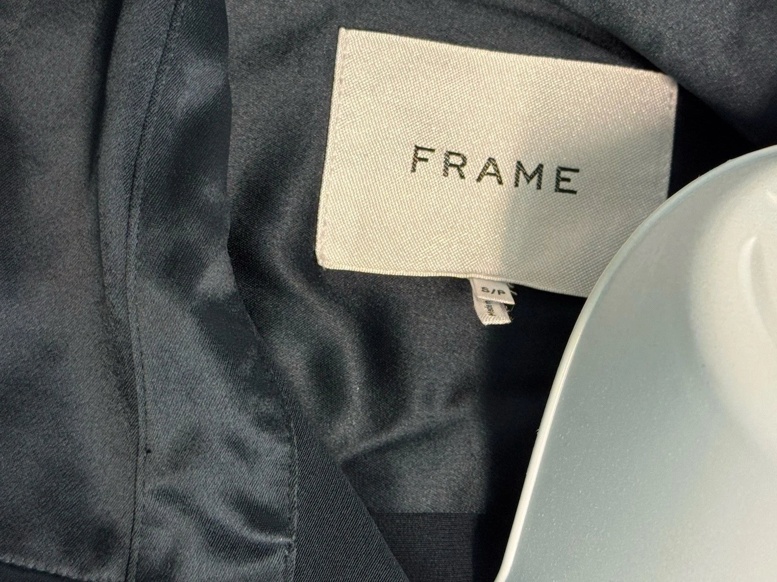 FRAME Dark  Blue Satin 2 Piece Lounge Wear Size S/P