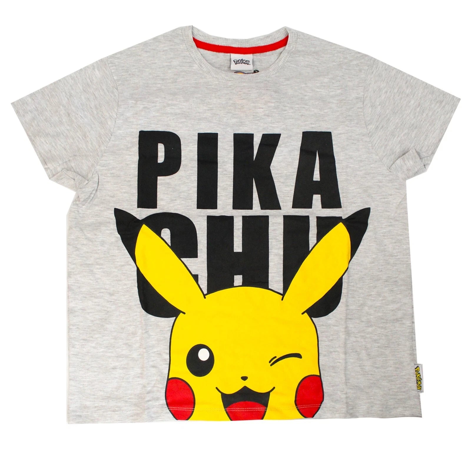 Ladies Womens POKEMON PIKACHU Shortie Short Pyjamas Pjs SIZE 10-12