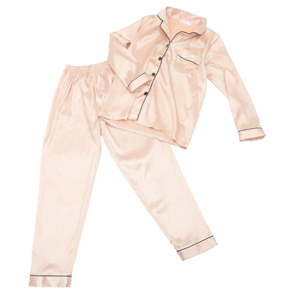 Women Pajamas Pants Set Nightgowns Women Silk Nightgowns Women Silk Pajamas