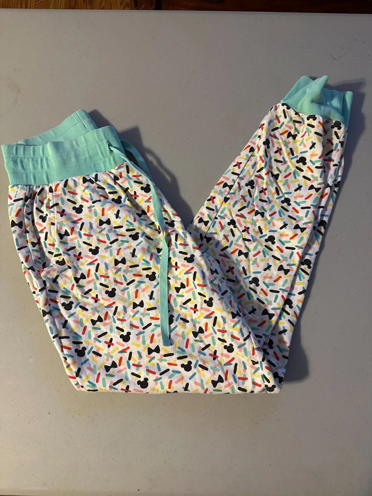 Disney Parks Mickey Sleep Set Women's SMALL Ice Cream Cone Theme
