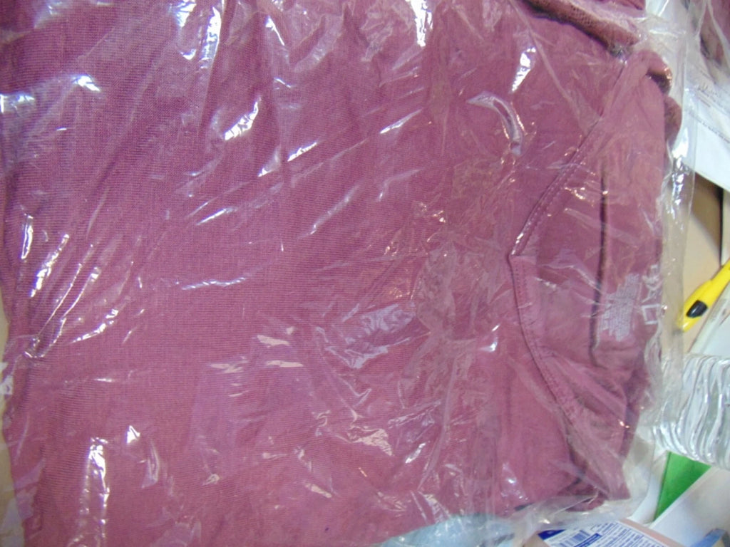 Pajama set Bali sleepwear Top base is LACE Retail $49 sz SMALL plum