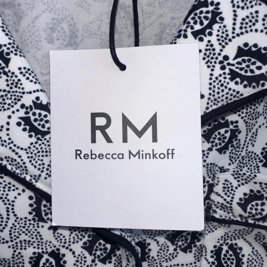 Rebecca Minkoff $159 Notch Collar Pajama Set small NEW