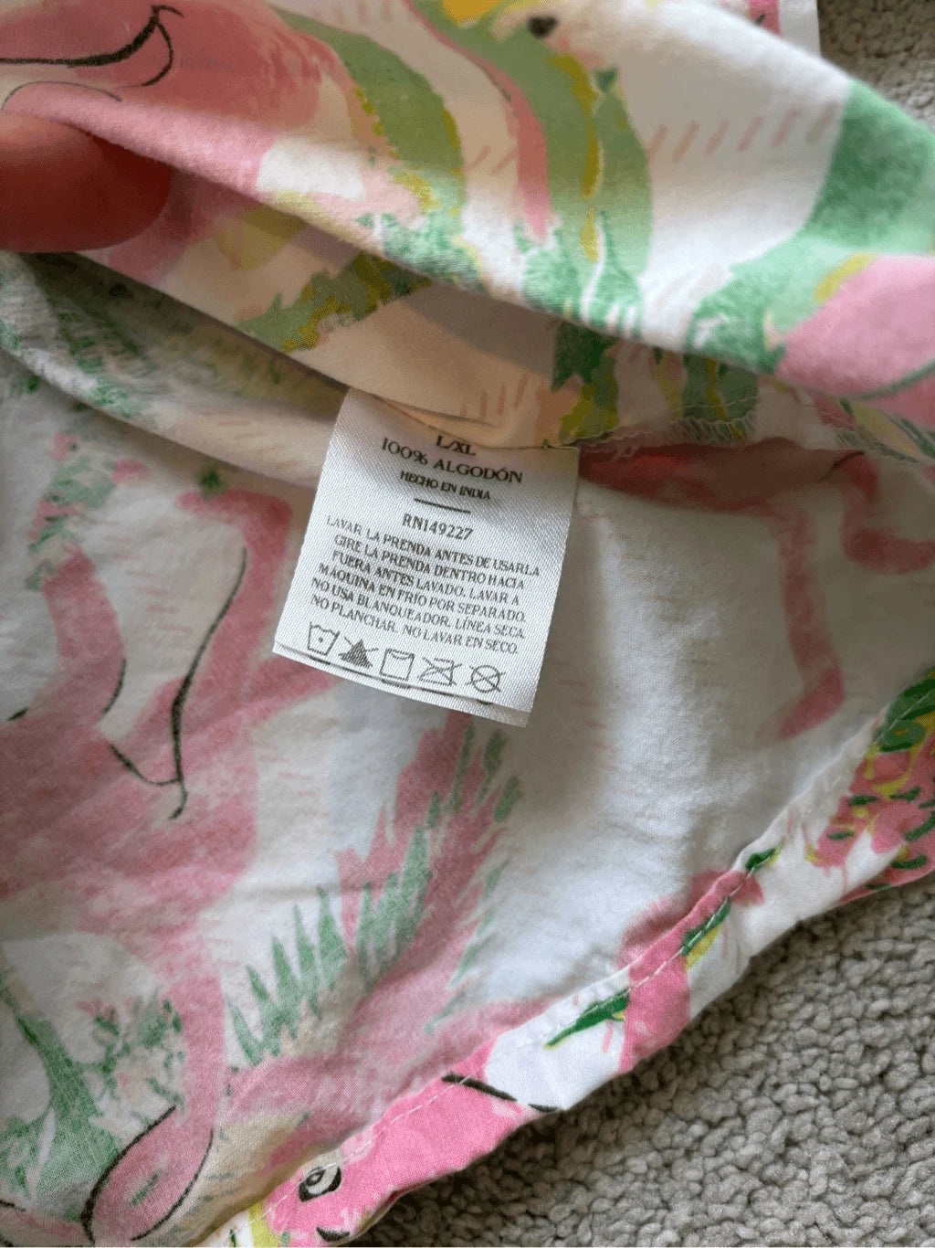 8 Oak Lane Women's Monkeys Long Sleeve Cotton Shorts Set, L/XL $89