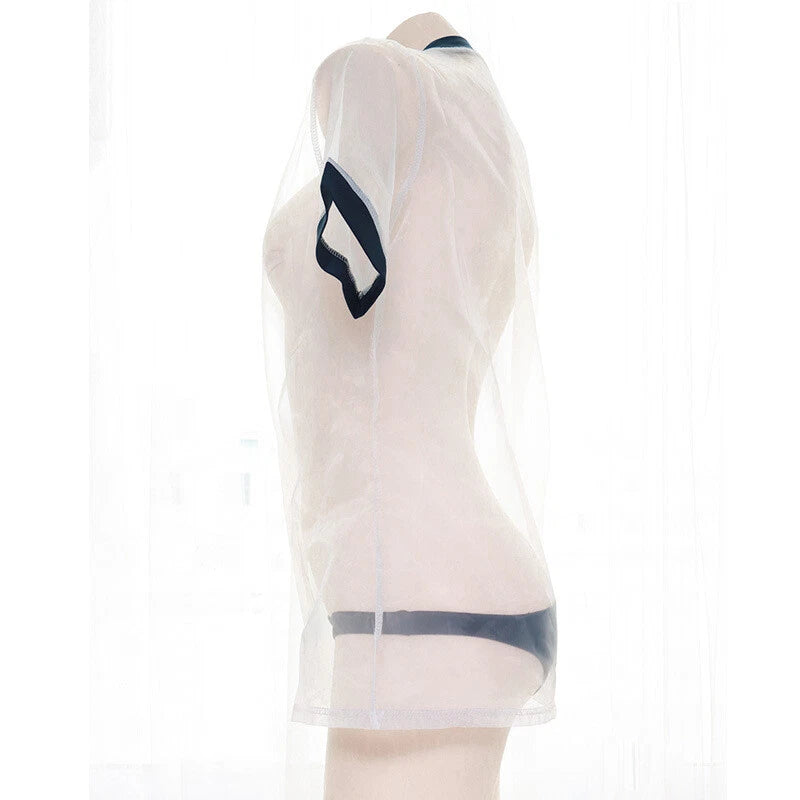 Fun Performance Uniform Underwear Transparent Set Sports Women's Sexy Pajamas