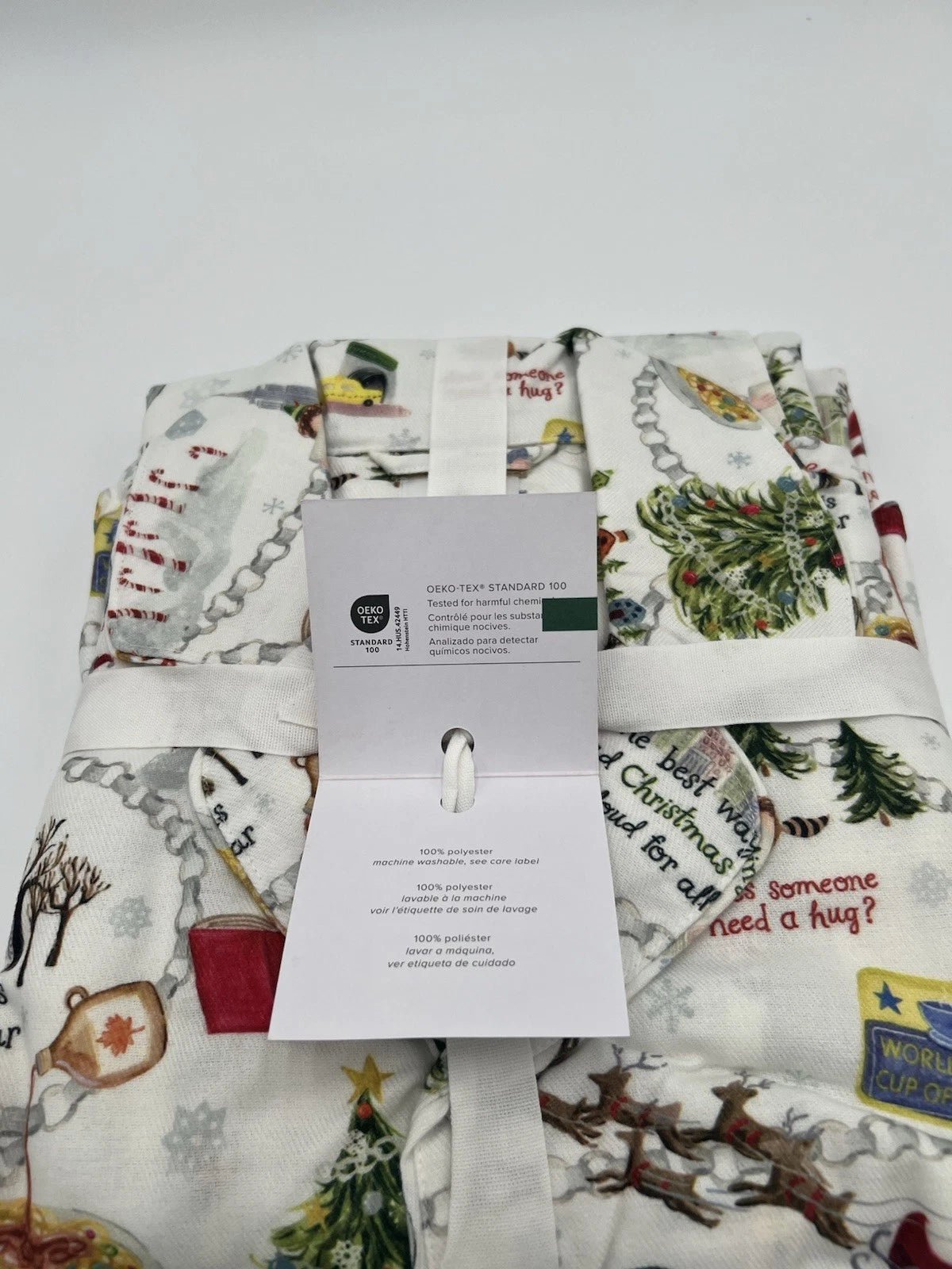Pottery Barn Teen Buddy The Elf Flannel Pajama Set - XXS - New With Tags