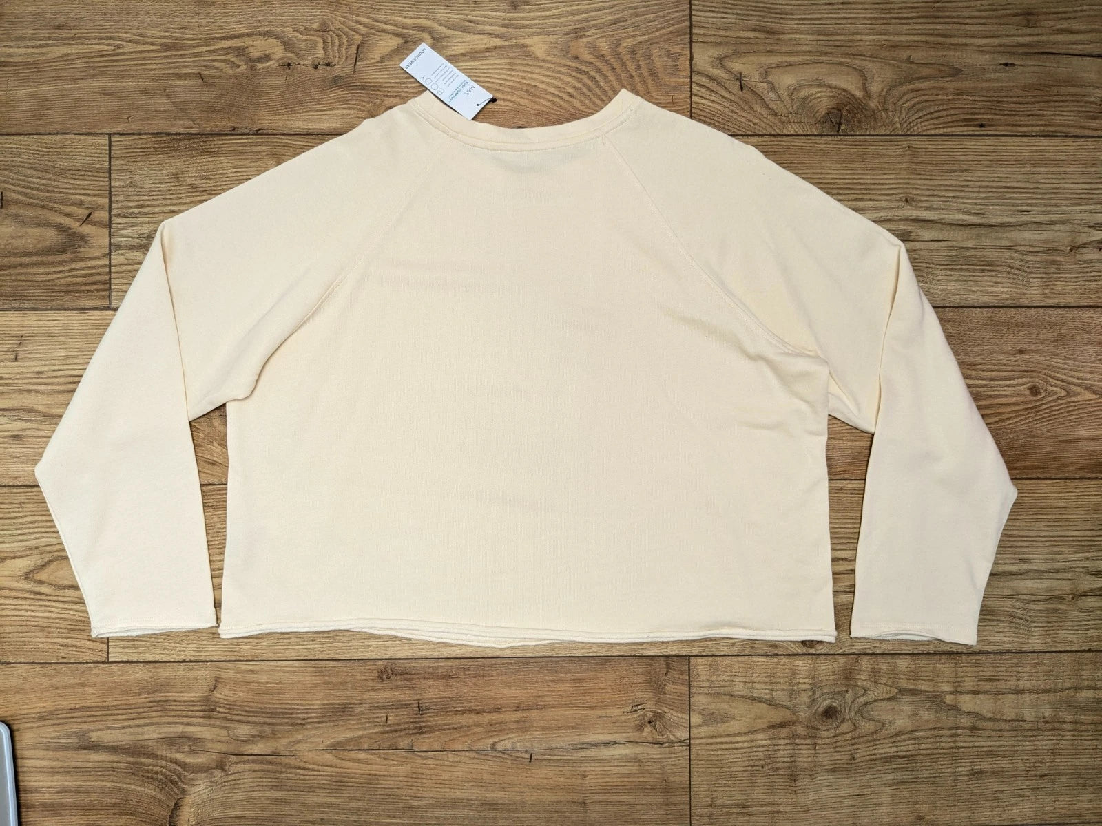 M&S Cool Comfort Cotton Cream Sweatshirt Jersey Pyjama Set Pyjamas PJs Medium 20