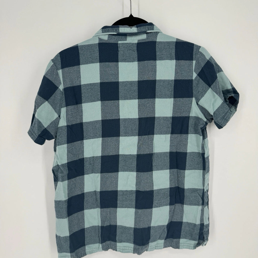 Pact pajama set xs green check plaid organic cotton cabin cozy outdoor gorpcore