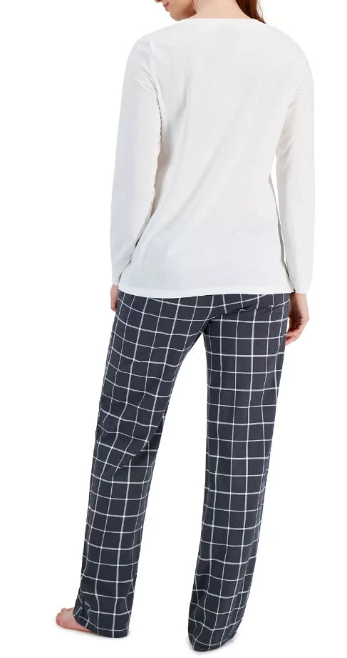 Family Pajamas Women's Mama Deer Mix It Pajama Set Multi-color Size L 3290