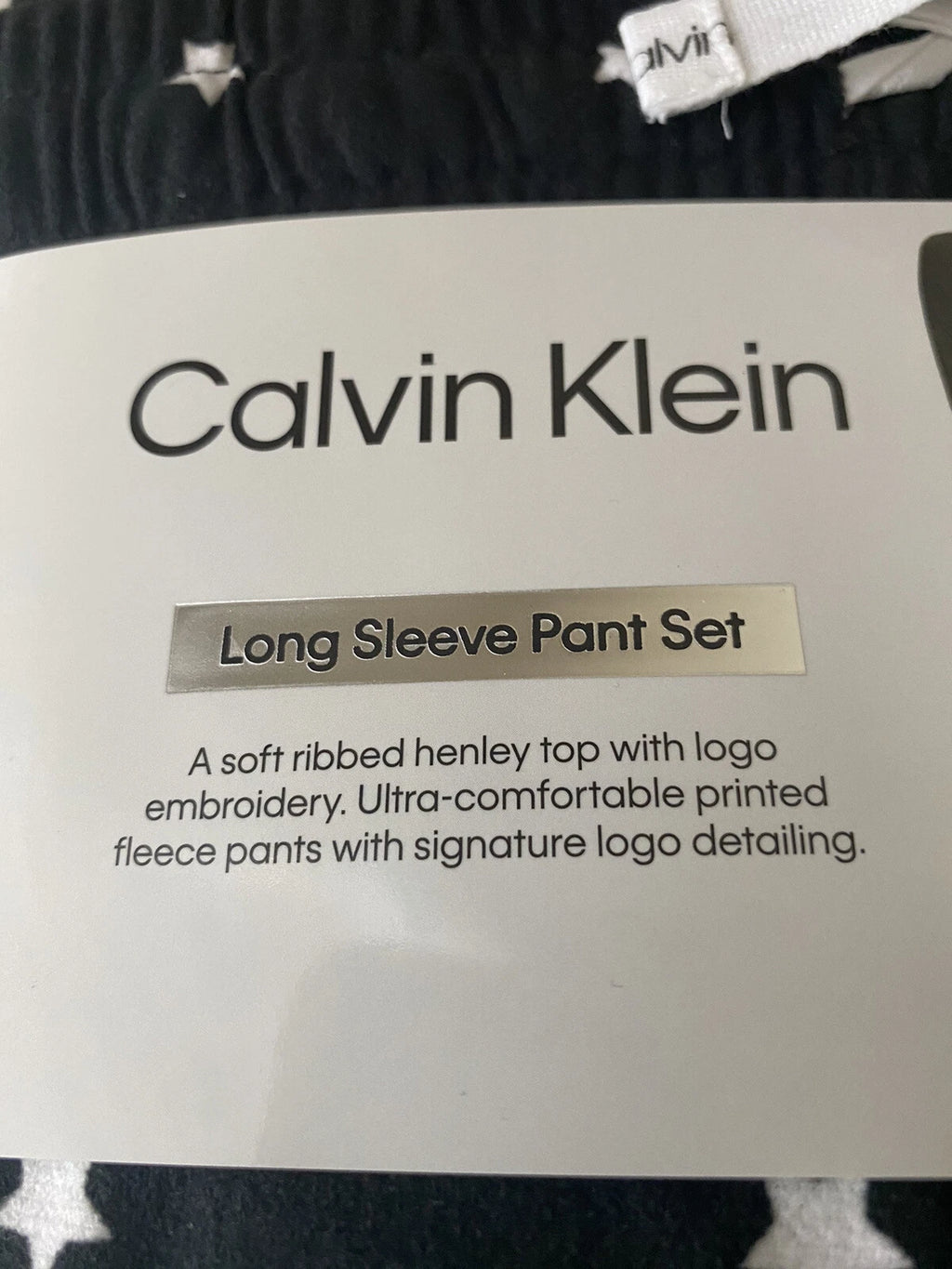 Calvin Klein long Sleeve Sleep set