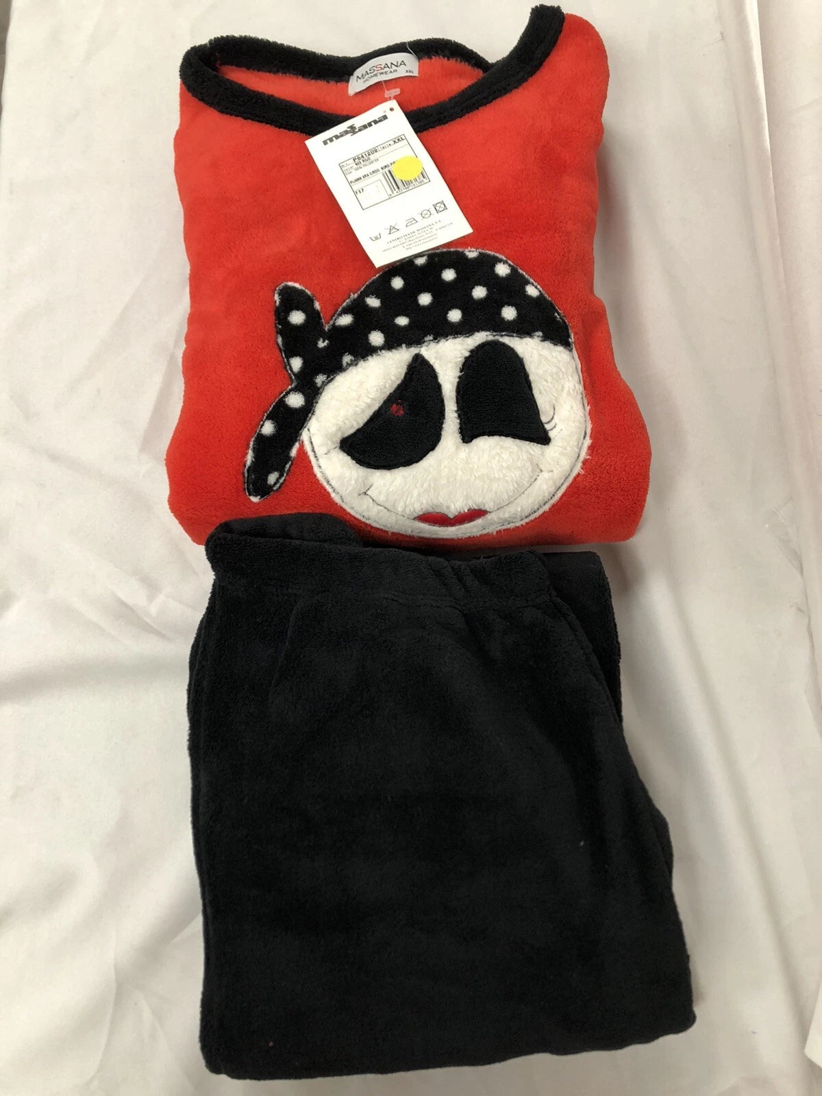 Massana Women's Pajama Set Size XXL Colors Red And Black New !!