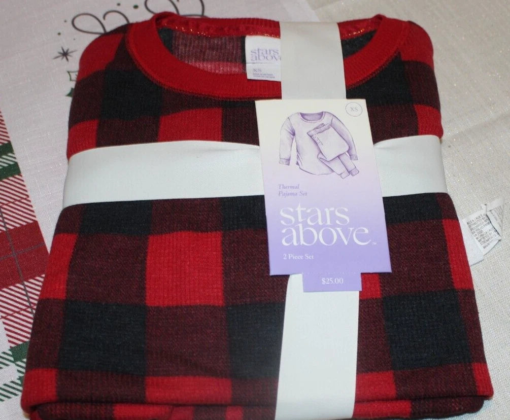 TARS ABOVE 2 PIECE THERMAL PAJAMA SET-SIZE XS-NWT