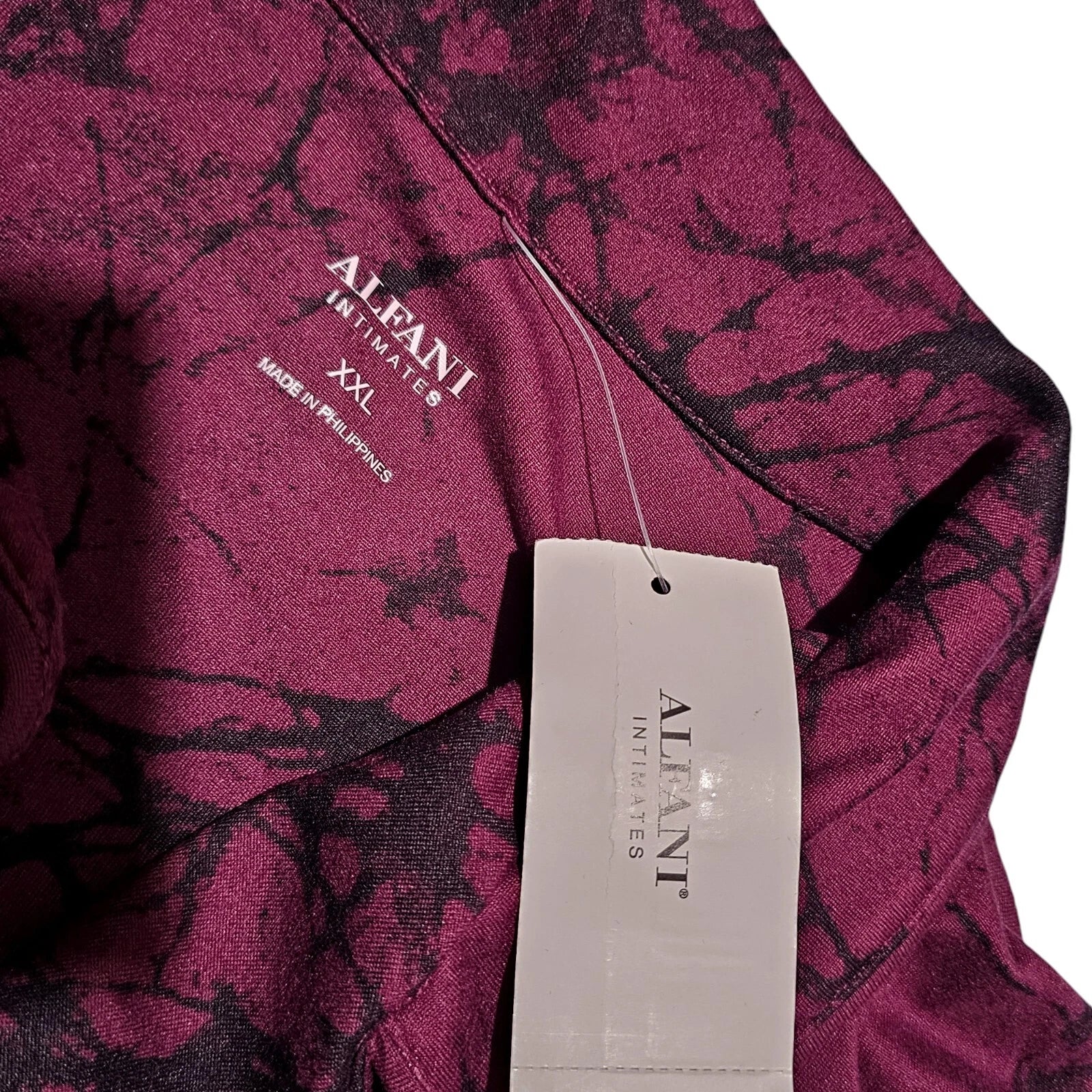 ALFANO 2 Pcs Allover Print Pajama Set Womens XXL