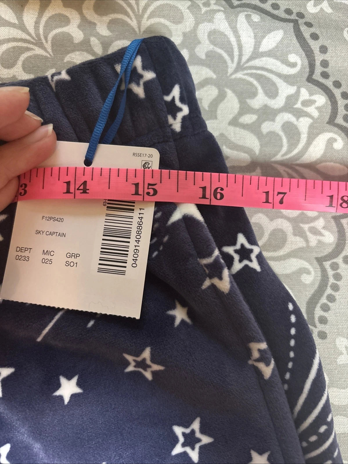 Sleep Sense Pants Womens 2X Black And White Christmas Pajama Bottoms
