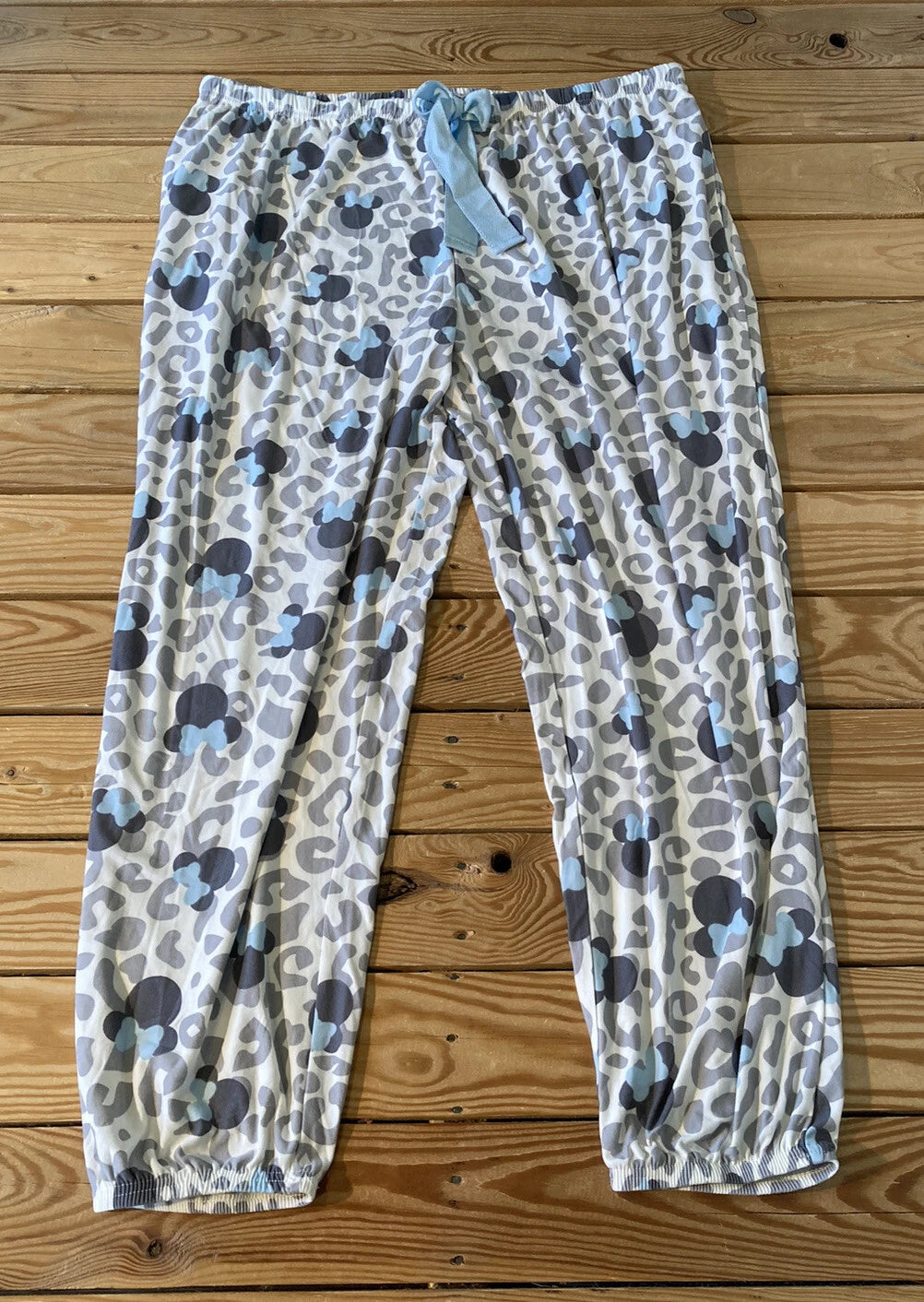 Disney NWT Women’s Jersey raglan & Jogger pajama set Size L White Grey AI