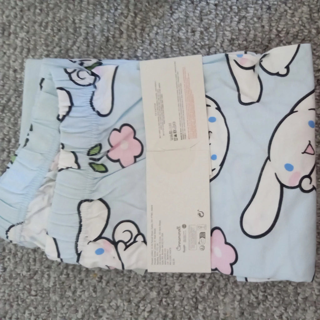 Hello Kitty Cinnamoroll Tee & Shorts Pyjama Set UK Size XL Brand New