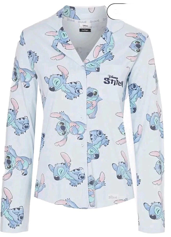 BNWT Disney Lilo & Stitch Character Shirt Pyjamas For Ladies From George.