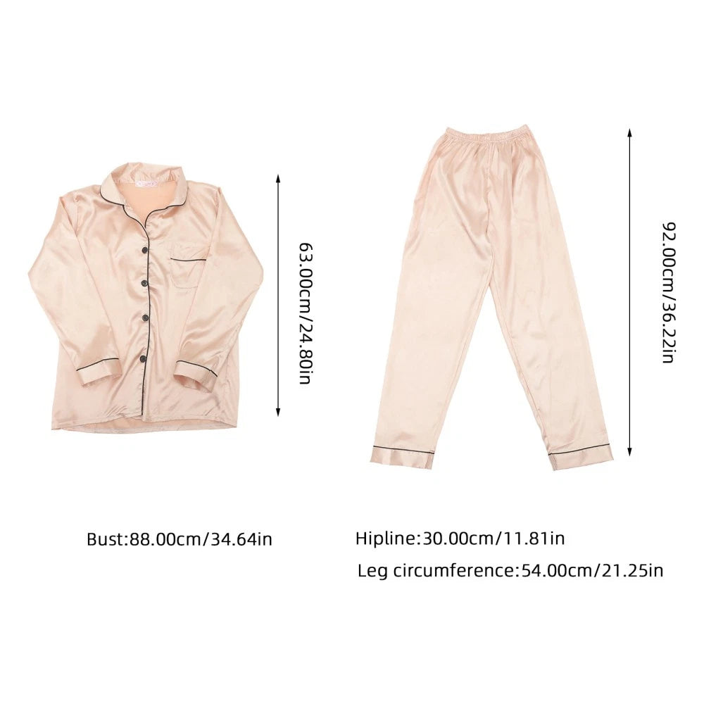 Women Pajamas Pants Set Nightgowns Women Silk Nightgowns Women Silk Pajamas