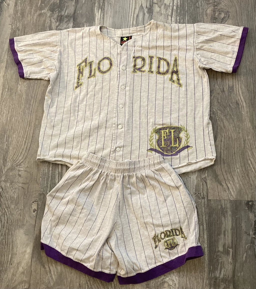 All American Star Women’s Florida Striped Pajama Set