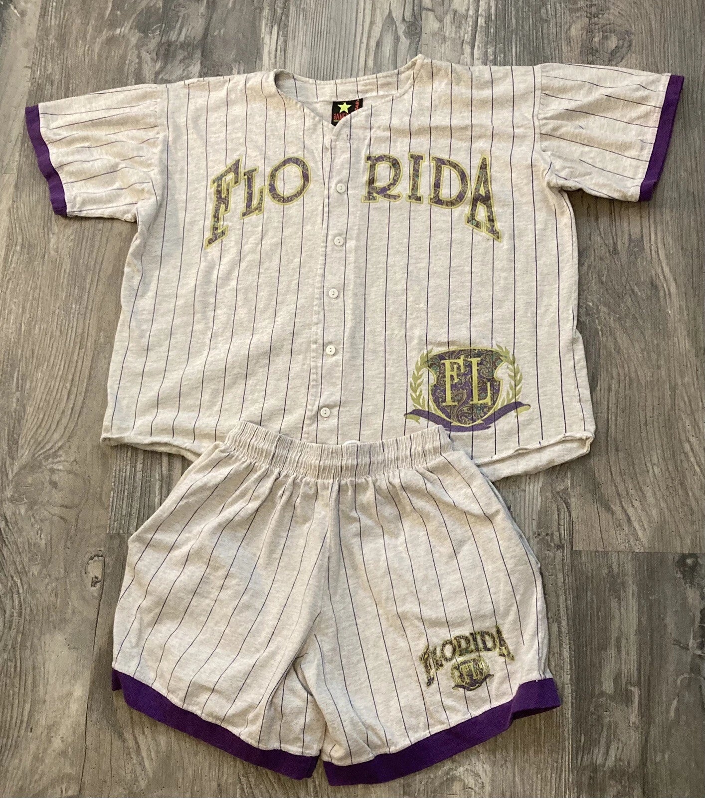 All American Star Women’s Florida Striped Pajama Set