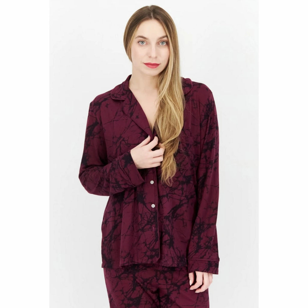 ALFANO 2 Pcs Allover Print Pajama Set Womens XXL