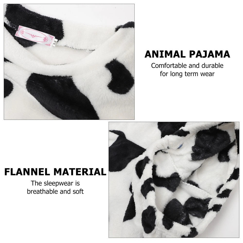 Loungewear Sets for Women Miss Woman Warm Pajamas Flannel Nighty